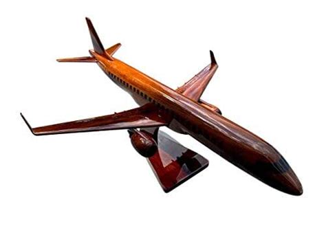 embraer 190 mahogany wood desktop aircraft model handmade products