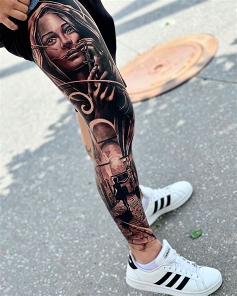 Leg Sleeve Tattoo For Men Ideas Tatuagem Na Perna In 2023 Leg Sleeve