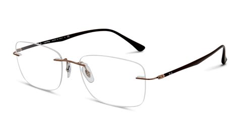 Ray Ban 8725 Brown Prescription Eyeglasses