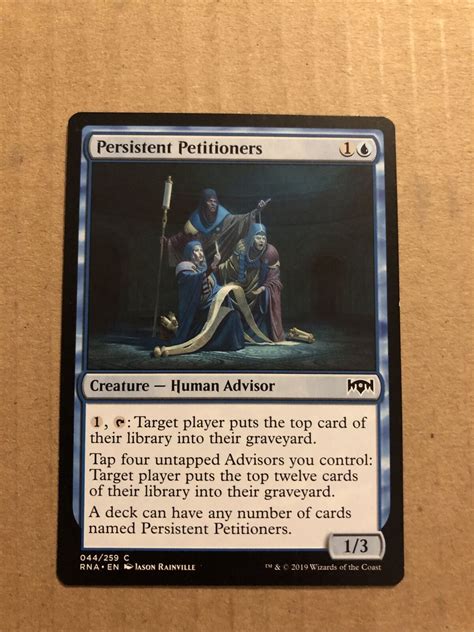 Mtg Persistent Petitioners Ravnica Allegiance 044259 Regular Common Ebay