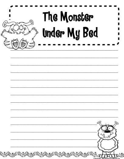 Monster Book Ideas And Free Writing Activity Goodwinnovate