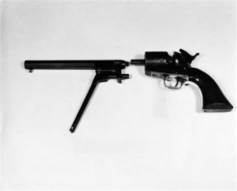 Close Up Of A Revolver American Civil War Era Weapon Poster Print