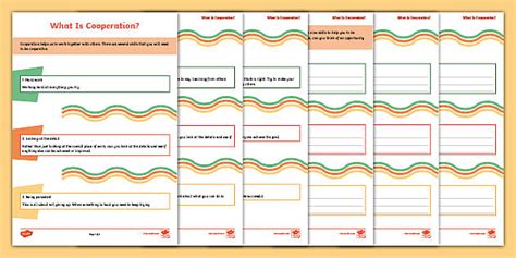 Classroom Activity To Show Cooperation Skills Inclusion