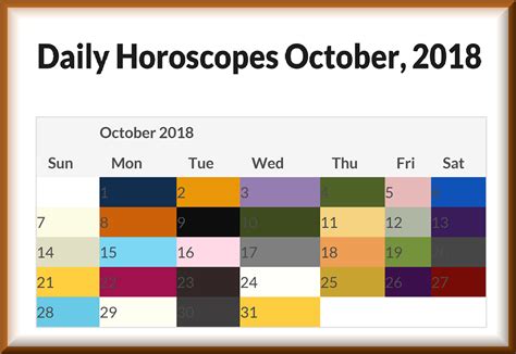 Daily Horoscopes October 2018 Shooting Star Astrology