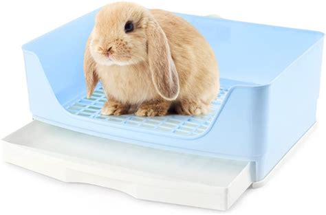 Baffect Corner Rabbit Litter Tray Corner Toilet Houselarge Size Rabbit