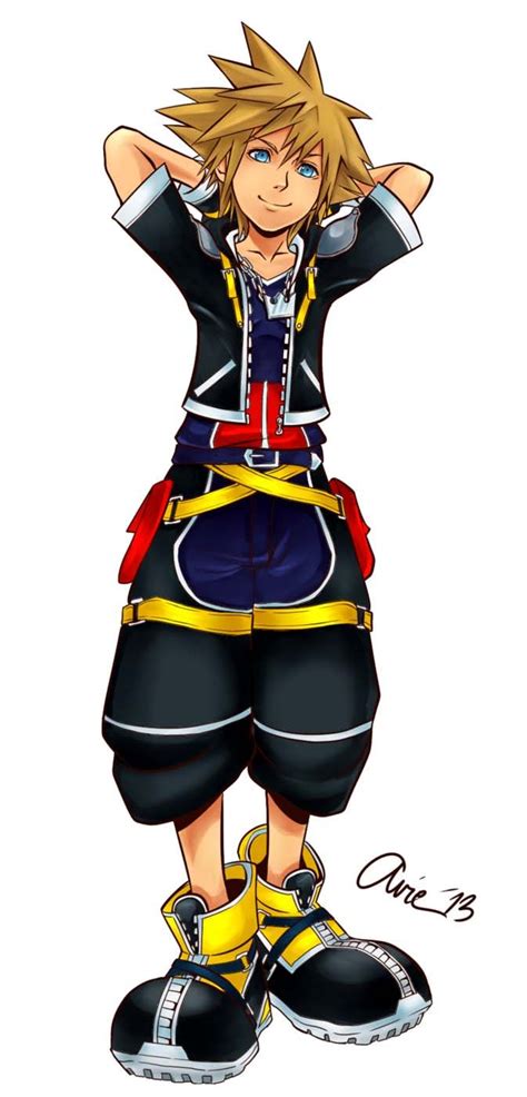 Kingdom Hearts Ii Sora Kingdom Hearts Kingdom Hearts Art