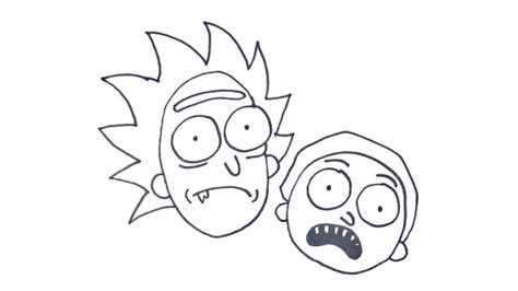 Cool Rick And Morty Drawing Easy Drawing Easy