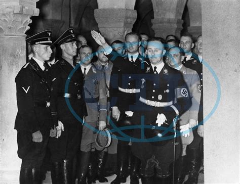 Nazi Jerman Album Foto Heinrich Himmler Bersama Allgemeine Ss 1933 1939