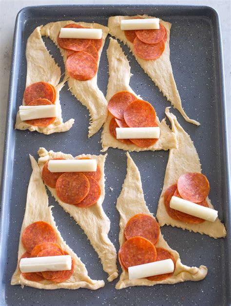 Pepperoni Cheese Stick Roll Ups The Girl Who Ate Everything