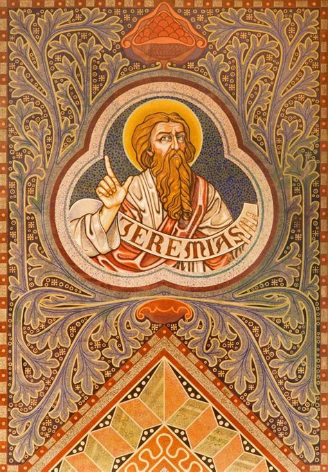 Jérusalem Le Prophète Jérémie Peinture Sur Le Plafond R De Léglise