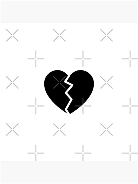 Broken Heart Lil Peep Tattoo Poster For Sale By Breaker160 Redbubble