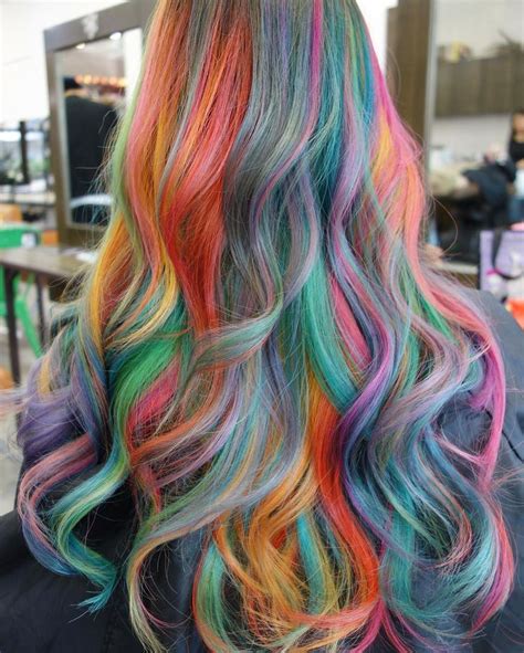 Rainbow Unicorn Multi Hued Hair Color Wild Hair Color