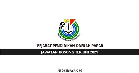 Agensi antidadah kebangsaan daerah sandakanas, blok c2, lot 1 dan 2, bandar labuk jaya,, 90000 sandakanas, sabahas, malaizija. Jawatan Kosong Pejabat Pendidikan Daerah Papar • Jawatan ...