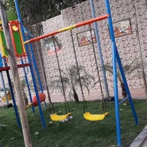 Frpmild Steel Outdoor Kids Swings For Play Ground Seating Capacity