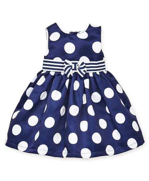 Little Me Girls Dresses Polka Dot Dress Set Corduroy Dress Girls