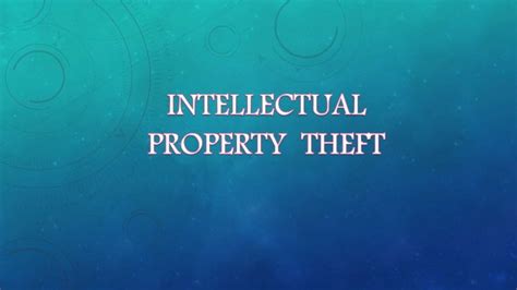 intellectual property theft