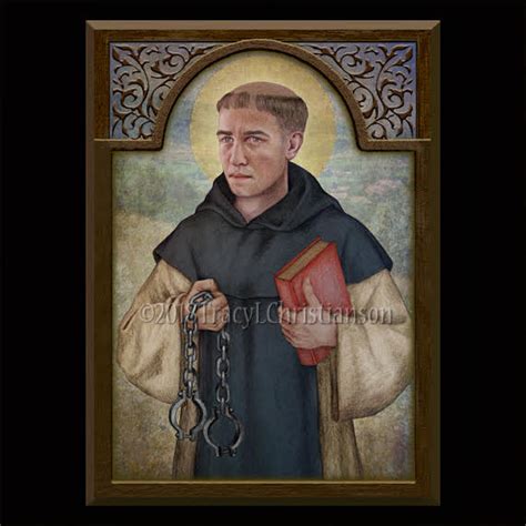 St Leonard Of Noblac Plaque And Holy Card T Set Portraits Of Saints