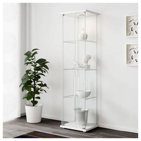 Remove the existing doors from the ikea glass door cabinet by unscrewing the hinge jamb cabinet, using a cordless drill and bit philips head. DETOLF glass-door cabinet, White | IKEA Greece
