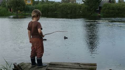 Free photo: Boy Fishing - Blue, Boy, Child - Free Download - Jooinn