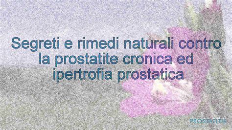 Epilobio Segreti E Rimedi Naturali Contro La Prostatite Cronica Ed