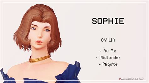 Sophie Hairstyle Xiv Mod Archive