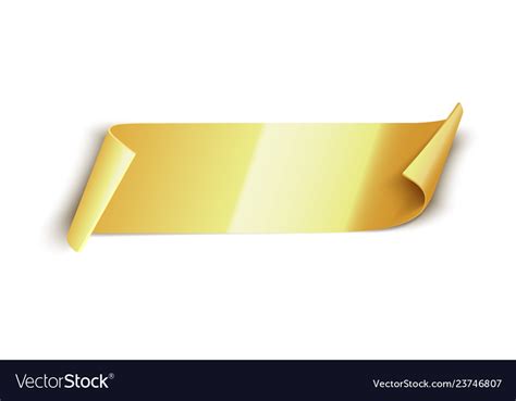 Gold Banner Vector