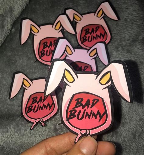 Bad Bunny Stickers El Conejo Malo Stickers Decal Etsy