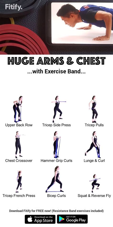 That's why we compiled the best resistance band chest exercises that will complete your chest workout. Workout Resistance Bands (With images) | Edzéstervek ...