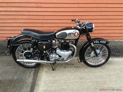 Very Rare 1959 Bsa A10 Golden Flash 650cc Motor Bike British Classic