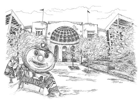 Ohio State Drawing At Explore Collection Of Ohio
