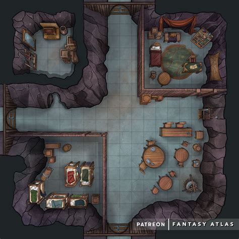 Fantasy Atlas Is Creating Dandd Table Top Battle Maps Patreon Dungeon