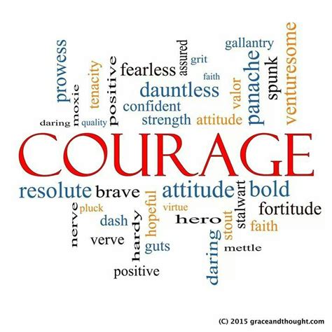 “courage Is The Most Important Of All The Virtues Because Without Courage You Cant Practice