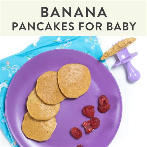 3 Ingredient Banana Pancakes For Baby Baby Foode