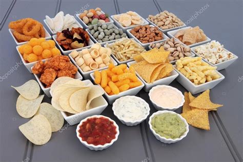 Savoury Snack And Dip Selection Stock Photo By ©marilyna 67758731