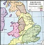 Map of Britain, 1066-1070 | Map of great britain, Map of britain ...