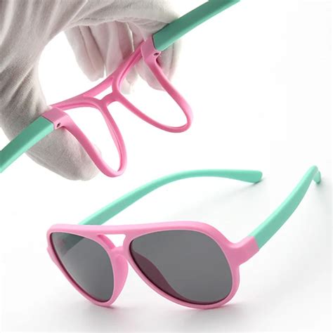 New Children Sunglasses Uv400 Eyewear Tr90 Flexible Kids Sunglasses