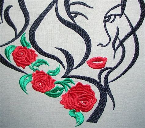 Woman's face free embroidery - Free embroidery designs links and ...