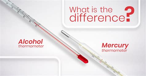 Mercury Thermometer Vs Alcohol Thermometer Science Equip