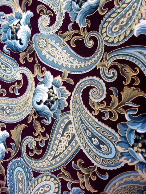 Brown And Blue Paisley Paisley Pattern Paisley Design