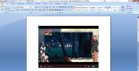 How To Embed A Youtube Video In Ms Word 2007 Tip