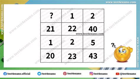Solve Missing Number Brain Teaser Math Puzzle Puzzle Test 4 Exams