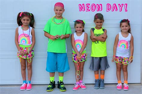 Neon Day Spirit Week Outfits Sports Day Dress Up Ideas Neon Outfits