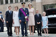 La familia real belga celebra con gran ilusión su fiesta nacional