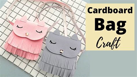 Cardboard Craft Bag Making How To Make Bag From Cardboard By Aloha