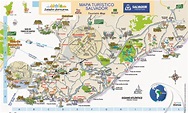 Mapa dos pontos turísticos de Salvador da Bahia