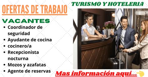 Oportunidad Laboral Turismo Y Hoteleria