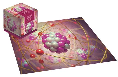 Science Atom 100 Piece Jigsaw Puzzle Cube Rfts
