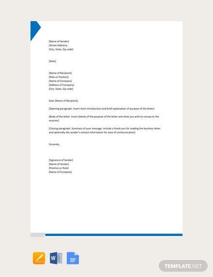 Types of formal letters and formal letter format. Formal Letter Sample Template - 74+ Free Word, PDF ...