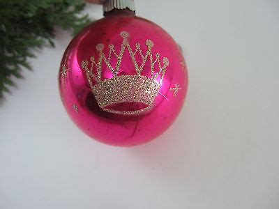 Vintage Stencil Mica Crown Star Shiny Brite Mercury Glass Christmas Ornament Antique Price
