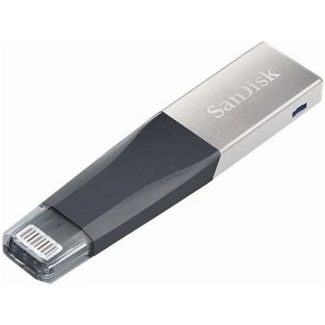 Plastic Silver Sandisk Ixpand 64gb Pen Drive For Iphone Ipad Memory